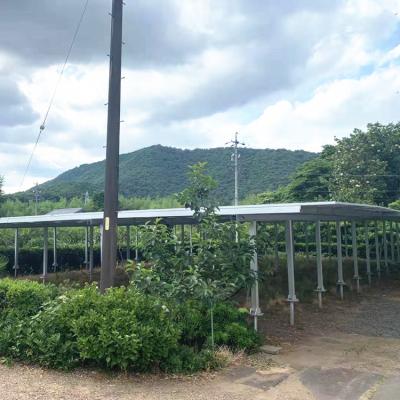 China Easily Assembled Ground Aluminum Support Structure Solar Bracket System Solar Parking Lot for sale