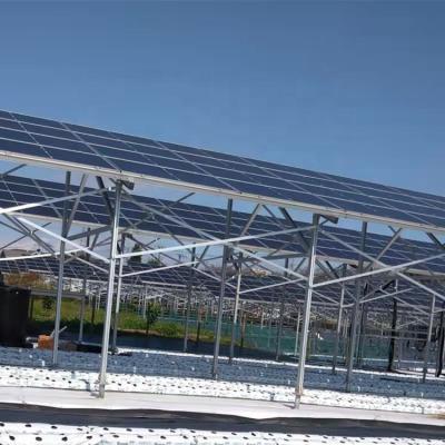 China Fast Farm Installation Solar Bracket Structure Aluminum Commercial Bracket Agriculture Solar Panels Mounting System for sale