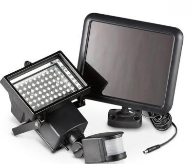 China ABS+Aluminum IP44 IP rating and GS, CE, RoHS certification 60LED solor light for sale