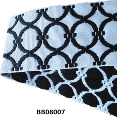 China Sublimated Knitting Sublimated Polyester Webbing Band Edge Mattress Edging Sash for sale