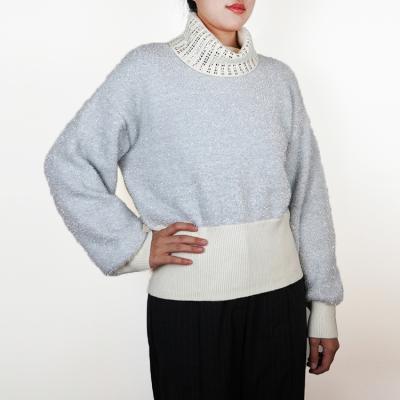 China Full Machine Washable Hotfix Fashion Pullover Sweaters Women Knitted for sale