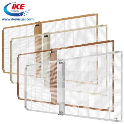 Cina Stage Building Exterior Facade Curtain Wall P2.6 P3.9 High Brightness LED Glass Transparent Video Wall Display in vendita