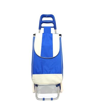 China Supermarket Durable Folding Trolley Portable Shopping Cart For The Elderly for sale