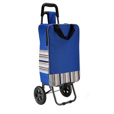 China Portable Folding And Folding 2 Wheeled Cart Shopping Carts for sale