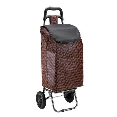 China Folding Foldable Hand Luggage Carts , Luggage Trolley Three Wheeled Trolley Shopping Bag for sale