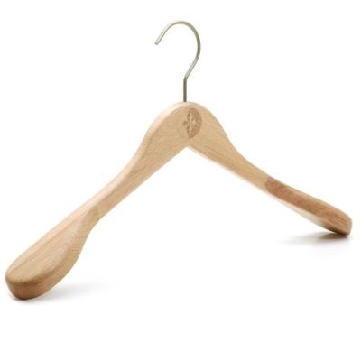 China SHOW the Shoulder Coat Henger Wood Glued Jacket Hanger for sale