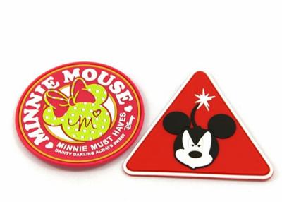 China Embossed Logo Colored Custom Clothing Patches Rubber Badge Garment Accessories for sale