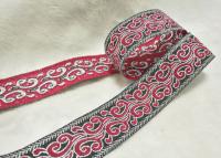 China Gewohnheit Drucksatin Silk Grosgrain-Band gesponnenes Band für Chrismas-Geschenk-Dekoration zu verkaufen