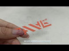 Eco Friendly 3D Silicone Heat Transfer Clothing Labels With Your Own Logo