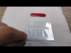 Customized 3D Silicone Heat Transfer Clothing Labels With  Shinny Color