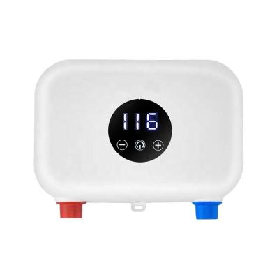 China Hotel Purchase Smart Small Mini Kitchen Bathroom Instantaneous Induction Shower Thermostatic Electric Tankless Instant Water Heater for sale