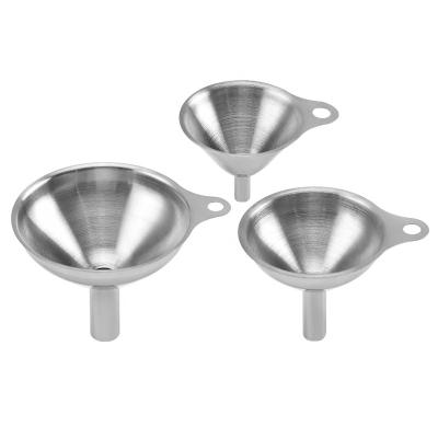 China Stainless Steel Filling Funnel For Three Piece Bottle Stainless Steel Filling In One Games Divider And Funnels For Bottles Metal Filling Funnel for sale