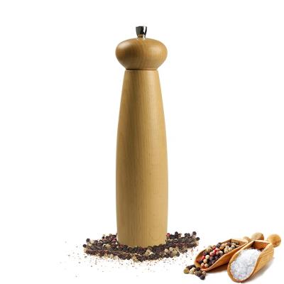 China Viable original wooden beech pepper grinder grinder for sale