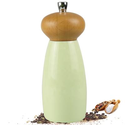 China Sustainable high quality grinders wooden spice and pepper grinder salt grinder for sale