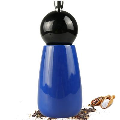 China 6 Inch Pepper Mill Sustainable Small Size Wood With Adjustable Grinder for sale