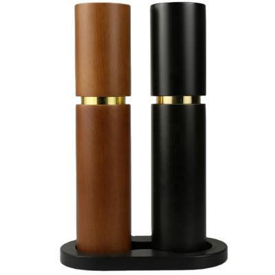 China Viable Wooden Black Pepper Grinder Bottle, Salt and Pepper Crusher, Pepper Salt Grinder for sale