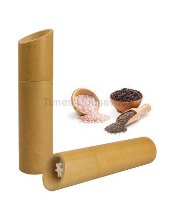 China Modern Wooden Viable Salt and Pepper Shaker Set With Adjustable Coarseness Grinder for sale