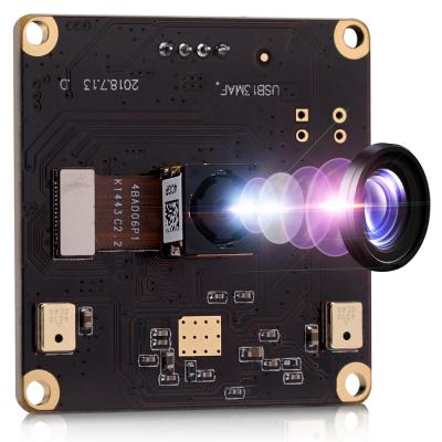 China No Distortion Lens ELP 13MP HD IMX214 USB Camera Module Auto Focus 75 Degree No Distortion Lens USB Camera With Microphone for sale