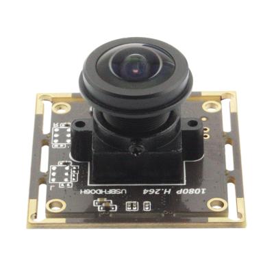 China Low Illumination 0.01lux CMOS Mini Web Camera Low Brightness ELP 1080P 1.56mm Fisheye Lens Webcam Panel Module For PC Laptop for sale