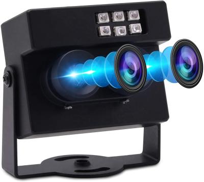 China NIGHT VISION ELP 2MP Dual Lens 3D VR Stereo RGB Webcam and B/W Video USB Camera for Face Recognition and Biological Detection for sale