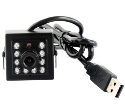 China NIGHT VISION ELP 2MP Mini Box USB CMOS Camera OV2710 1080P Webcam with 3.6mm Lens with 10pcs IR LEDs for sale