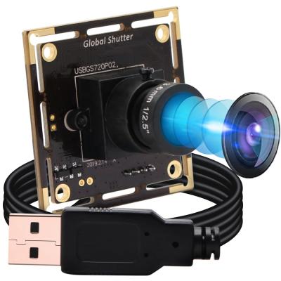 China Global Shutter Camera ELP 1MP 60fps Monochome Shutter USB Camera Module AR0144 OTG USB High Speed ​​UV-C Camera for sale