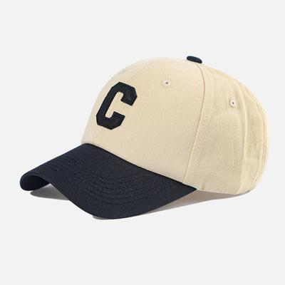 China JOINT Custom Black Custom Logo Curved Brim Fashion Sports Hat Embroidery 3D Baseball Cap Curved Brim Side Logo for sale