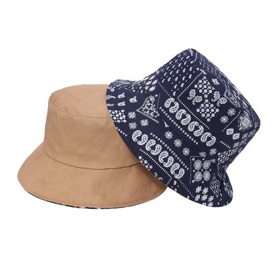 China Custom Print Logo Caps Outdoor Flat Top Wide Brim Fisherman Bucket Hat Howell Blank Solid Women Kids Cotton Sun Shade Bucket Hat for sale