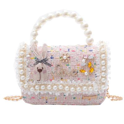 China Wholesale Mini Cute Little Kids Fashion Baby Girl Handbag Messenger Bag Going Out Cross - Body Bag Shoulder Bag for sale