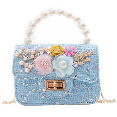 China New Fashion Children's Bag Shoulder Bag Bow Messenger Bag Fashion Princess Style Cute Coin Purse For Children for sale