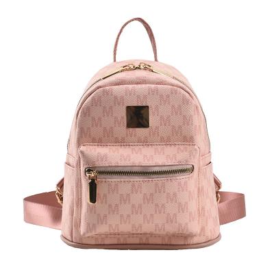 China Other Wholesale High Capacity Backpack Ladies Art Bag Casual Simple PU Shoulder Bag Cloth Leather Bag for sale