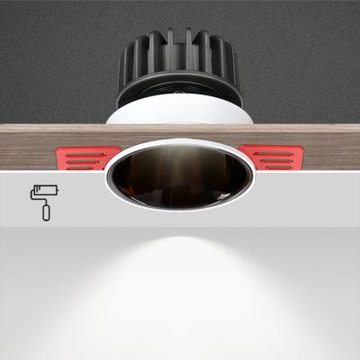 China Enclosed Type High Performance Anti-glare Adjustable Restaurant Recessed 7W 8W 12W Ceiling Mounted LED Spotlight for sale