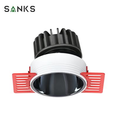 China Enclosed Type Ceiling Recessed Anti-Glare Adjustable For Home Light Projector 7W 8W 12W LED Spot Lamp for sale