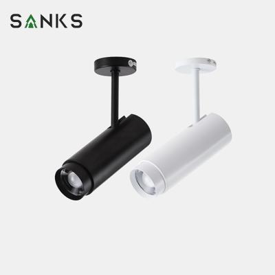 China 2 Kinds of Track/Ceiling Can Adjust Focal Length Minimalist Installation 5W Black White 7W 10W 18W 24W LED Tracklight Desktop Market Rail Free Light New Design for sale