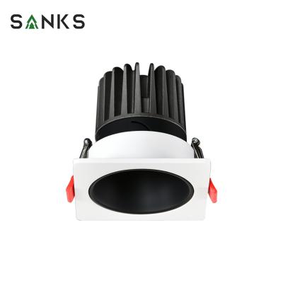 China Removable Good Quality Indoor Aluminum Light Fixture 7W 12W 15W Black White Black Ceiling Led Down Light for sale