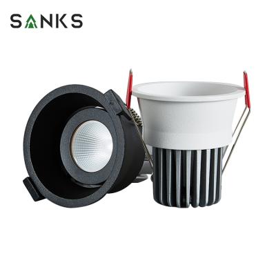 China May Shake Head Or May Not Shake Head High Quality Round White Black Ceiling Recessed Mount Aluminum 5watt 7watt 9watt 12watt Led Spot Light for sale