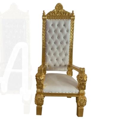 China New style cheap modern king throne royal wedding high back chair for sale for sale