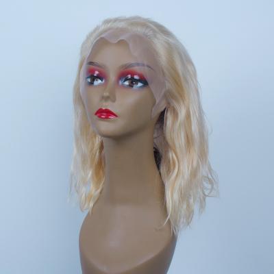 China JiFanYao 613 Full Lace Human Hair Wigs Blonde Body Wave Front Lace Wig Human Virgin Hair Wig for sale