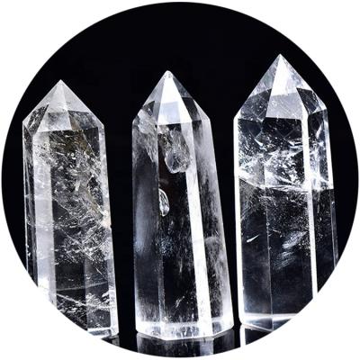 China China Crystal Point Healing Clear Crystal Obelisk Energy Crystal Tower for sale