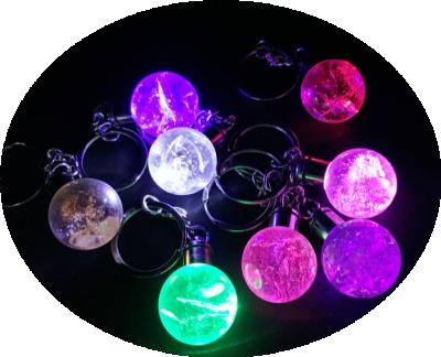 China Wholesale Custom Cute Personality Key Chain Natural Healing Lead Crystal Ball Key Chain for sale