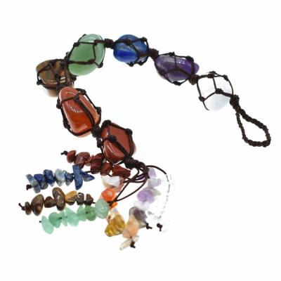 China Stones 7 Chakra Crystal Car Pendant China Amazon Product Healing Crystals for sale