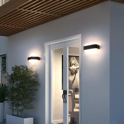 China New Product Square 5w 10w 12w Hotel IP65 Modern Waterproof Garden LED Bedroom Indoor Outdoor Wall Lamp for sale