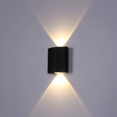 China Modern Warm Home Wall Mounted 2w ABS Plastic Bedroom Wall Indoor Living Room Lights for sale