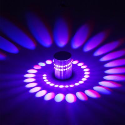 China Guangdong Modern Wholesale Aluminum Modern Hotel Bedroom Living Room RGB LED Wall Light Indoor Remote Control Lamp for sale