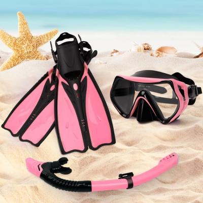 China Factory direct sale unisex diving equipment set food grade silicone air snorkel mask snorkel set for sale