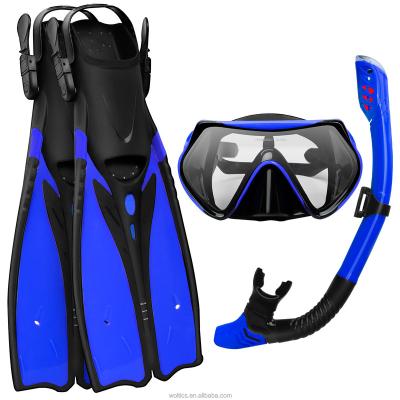 China Wholesale Unisex Adult Mask And Gear Snorkeling Set With Fins Snorkel Set Canton Vanguard Snorkel Set for sale