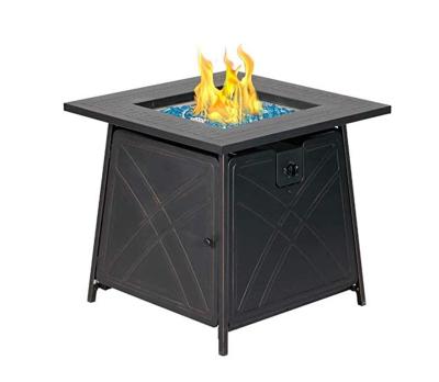 China China Garden Heating Fire Pits Factory Sale Square Table Outdoor Indoor Gas Burner Fire Pit for sale