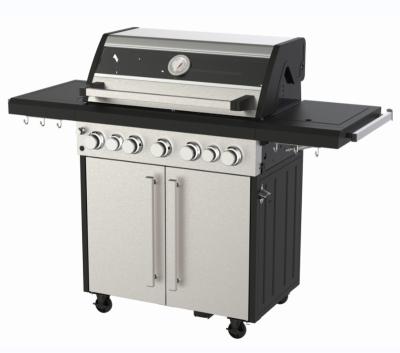 China Easily Assembled Mobile Party Gas Barbecue Company Stainless Steel Barbecue Machine Propane Grills for sale