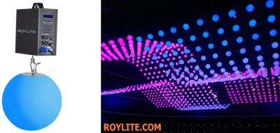 Chine Couleur de SMD RVB mélangeant la boule de levage cinétique de couleur motorisée par DMX de boules de LED à vendre