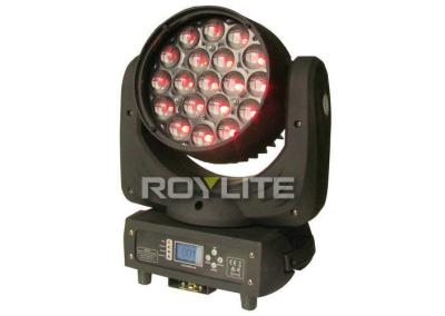 China 19 x 12w RGBW 4 in 1 LEDs Osram LED Wash Moving Head Beam angle zoom 8 - 45 degrees for sale